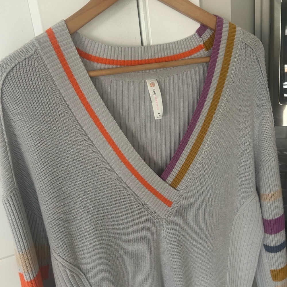 Daily Practice striped sleeve sweater dress size M - Picture 3 of 6